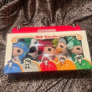 Beijing Olympics Fuwa Mascot Plushie Friendlies Box Set